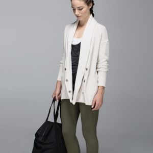 Lululemon Post Practice Knit Cardigan Women's Size 8